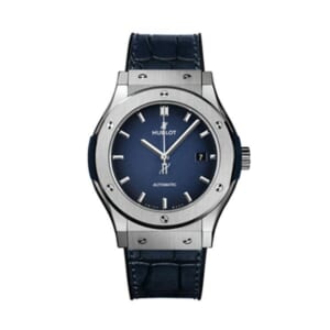 クラシック・フュージョン チタニウム ディープブルー 42MM