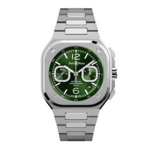 BR 05 CHRONO GREEN STEEL