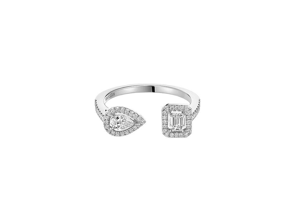 《マイ ツイン トワ&モワ》ホワイトゴールド&ダイヤモンド0.15ct リング