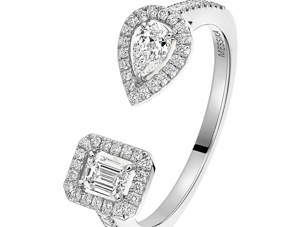 《マイ ツイン トワ&モワ》ホワイトゴールド&ダイヤモンド0.15ct リング