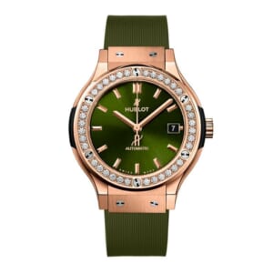 クラシック・フュージョン キングゴールド グリーン ダイヤモンド 38MM