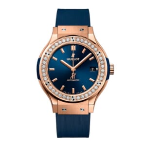 クラシック・フュージョン キングゴールド ブルー ダイヤモンド 38MM