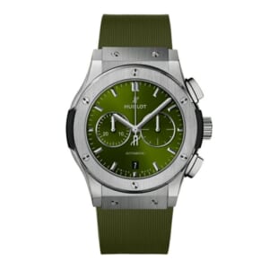 クラシック・フュージョン クロノグラフ チタニウム グリーン 42MM