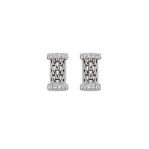 ボタンピアス ゴールド＆ダイヤモンド